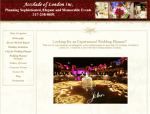 Tablet Screenshot of accoladeoflondon.com